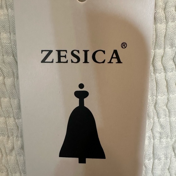 ZESICA Boho Spaghetti Strap, Square Neck, Solid Color Ruffle, A Line Maxi Dress - Picture 12 of 14